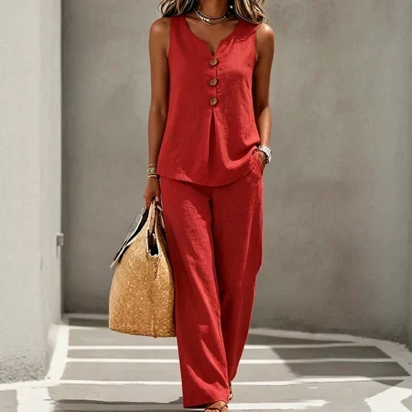 Amelie two piece relaxed trouser set – image 6